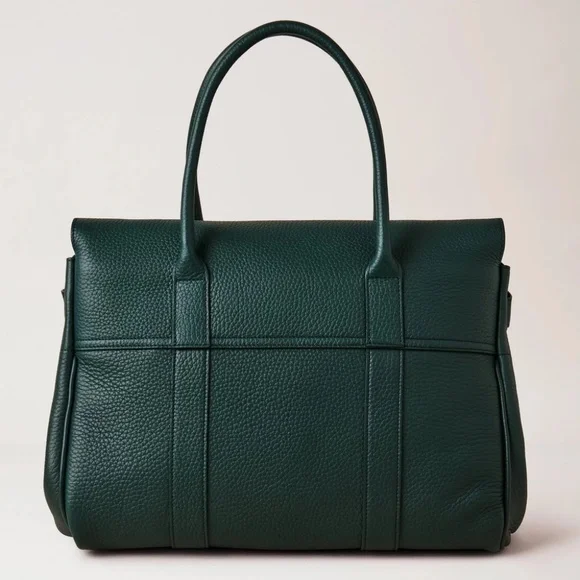 New Mulberry 'Bayswater' in Mulberry Green Leather Tote  - MSRP $1650 - Picture 9 of 10